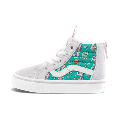 (TD) Vans SK8-HI Sneakers White/Green