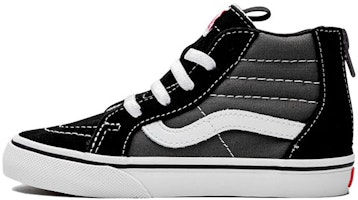 (Toddler) Vans Sk8-Hi Zip '2-Tone Black Charcoal' VN000XG5D8K (Toddler) Vans Sk8-Hi Zip '2-Tone Black Charcoal' VN000XG5D8K