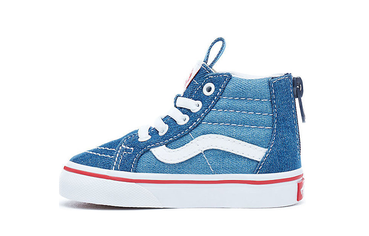 Buy (Toddler) Vans Sk8-Hi Zip '2-Tone Denim' VN0A32R3Q69