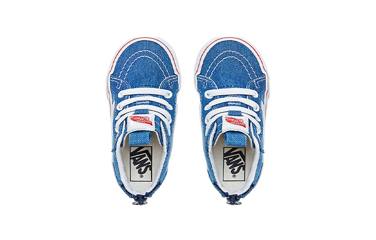 Lookbook (Toddler) Vans Sk8-Hi Zip '2-Tone Denim' VN0A32R3Q69