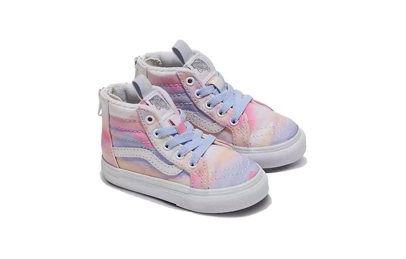 Order 嬰兒 Vans SK8 Zip 舒適簡潔 減震耐磨 高筒 學步鞋 白藍紅