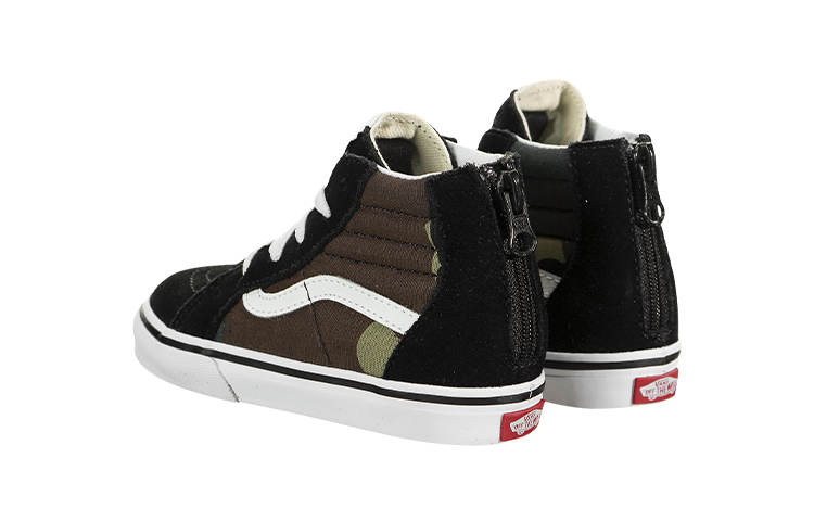 Lookbook (幼童) Vans Sk8-Hi 拉鍊款 'Woodland 迷彩' VN0A32R3NRA