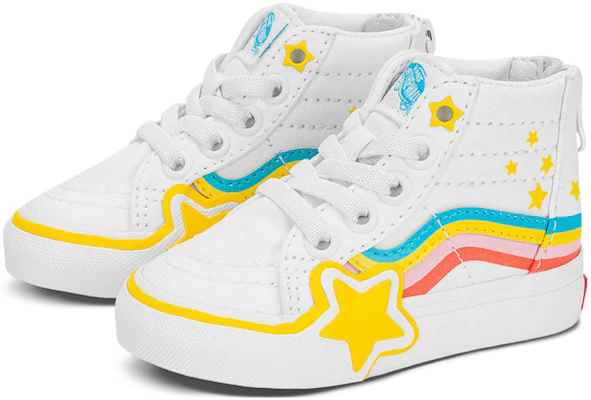 嬰幼兒 Vans SK8 HI 運動 防滑減震 低筒 學步鞋 白黃色 Order 嬰幼兒 Vans SK8 HI 運動 防滑減震 低筒 學步鞋 白黃色