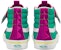 (TD) Vans SK8-Hi High-Top Sneakers Hijau/Merah VN0A4TZLARL