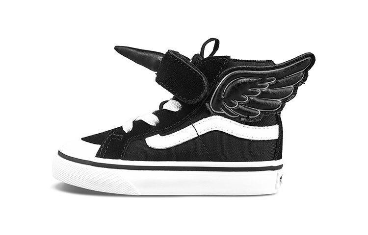 Buy 嬰幼 Vans SK8 HI 重新發行 138 V 高筒 滑板鞋 黑