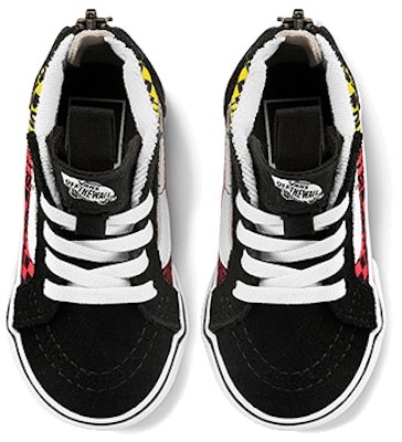 Vans SK8-Hi 拉链黑红高帮滑板鞋 VN0A4BV12N5 Lookbook Vans SK8-Hi 拉链黑红高帮滑板鞋 VN0A4BV12N5