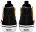 Shop Vans SK8-Hi 拉链黑红高帮滑板鞋 VN0A4BV12N5