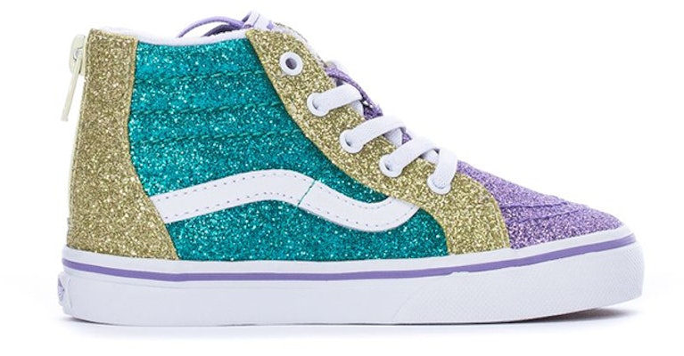 반스 스케이트하이 지퍼 인어 (퍼플/그린/골드) VN0A4BV10IA Order 반스 스케이트하이 지퍼 인어 (퍼플/그린/골드) VN0A4BV10IA