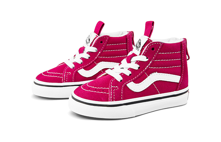 Vans SK8-Hi Zip Rose Red 圖 2