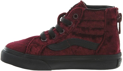 (TD) ヴァンズ Sk8-Hi ジップ (ベルベット レッド/ブラック) VN0A32R3-F17 Buy (TD) ヴァンズ Sk8-Hi ジップ (ベルベット レッド/ブラック) VN0A32R3-F17
