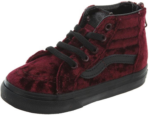(TD) Vans Sk8-Hi Zip 'Terciopelo Rojo Negro' Zapatillas. VN0A32R3-F17 Lookbook (TD) Vans Sk8-Hi Zip 'Terciopelo Rojo Negro' Zapatillas. VN0A32R3-F17