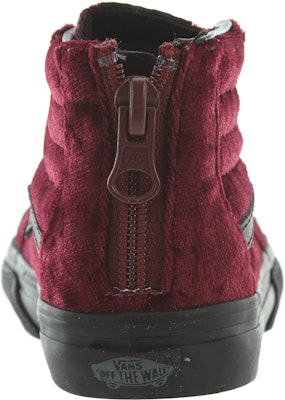(TD) Vans Sk8-Hi Zip 'Terciopelo Rojo Negro' Zapatillas. VN0A32R3-F17 Purchase (TD) Vans Sk8-Hi Zip 'Terciopelo Rojo Negro' Zapatillas. VN0A32R3-F17