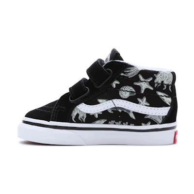 (TD) Vans SK8 Mid 'Black'