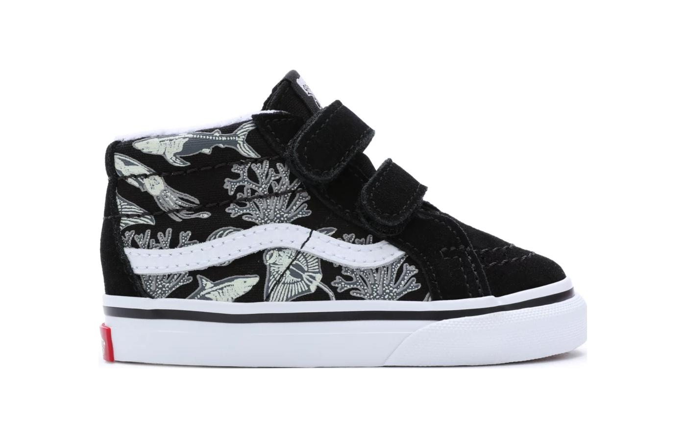 Order 嬰童 Vans SK8 MID 舒適 耐磨減震 高筒 學步鞋 黑色