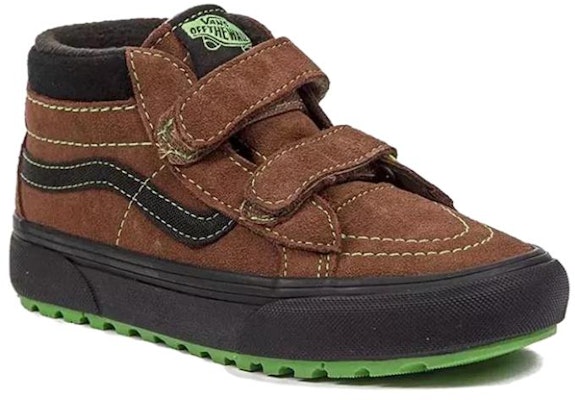 (Toddler) Vans SK8 MID 'Brown Green' VN0A5KRNLNN Lookbook (Toddler) Vans SK8 MID 'Brown Green' VN0A5KRNLNN
