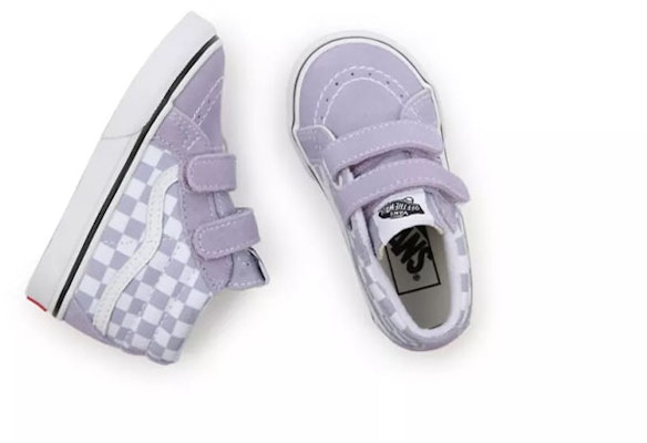 バンズ Sk8-Mid ベルクロ 紫/白 (Vans Sk8-Mid Velcro murasaki/shiro) VN00018WARV Shop バンズ Sk8-Mid ベルクロ 紫/白 (Vans Sk8-Mid Velcro murasaki/shiro) VN00018WARV