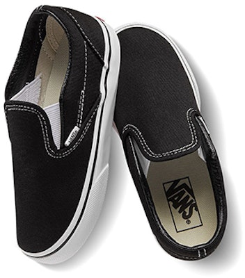 (Toddler) Vans Slip-on 'Black' VN000EX8BLK Lookbook (Toddler) Vans Slip-on 'Black' VN000EX8BLK