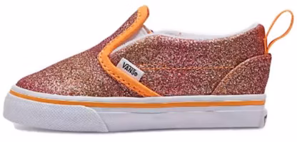 (Infant) Vans Slip-On V 'Glitter - Sunrise' VN000UBSBS5 (Infant) Vans Slip-On V 'Glitter - Sunrise' VN000UBSBS5