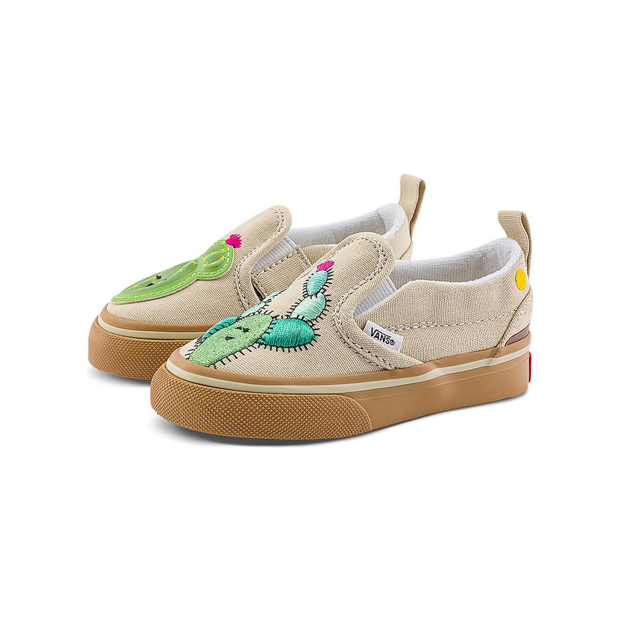 Order (TD) Kasut Vans Slip-On Kaktus 'Beige Hijau' VN000CPSGRN