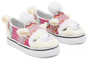 儿童 Vans 懒人鞋 可爱风 卡通休闲板鞋 白红色 Lookbook 儿童 Vans 懒人鞋 可爱风 卡通休闲板鞋 白红色