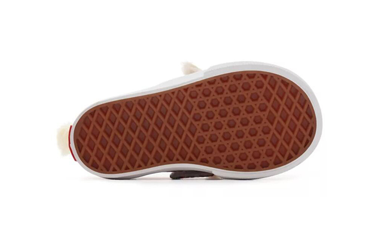 Shop 儿童 Vans 懒人鞋 可爱风 卡通休闲板鞋 白红色