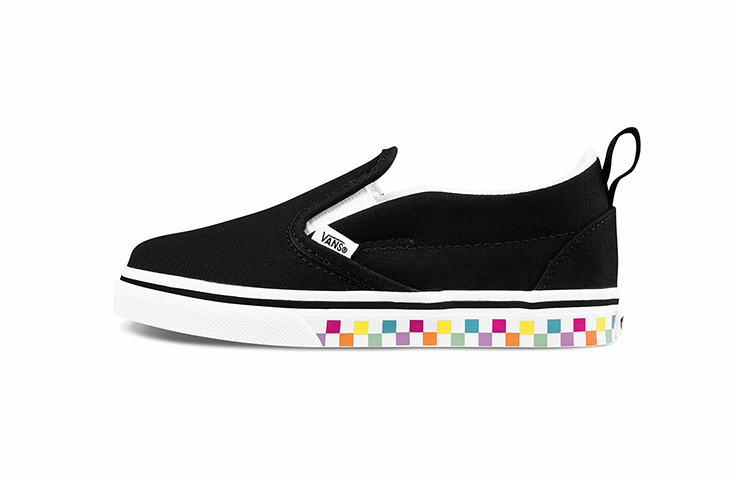(Toddler) Vans slip-on Skate shoes Black VN0A348831K