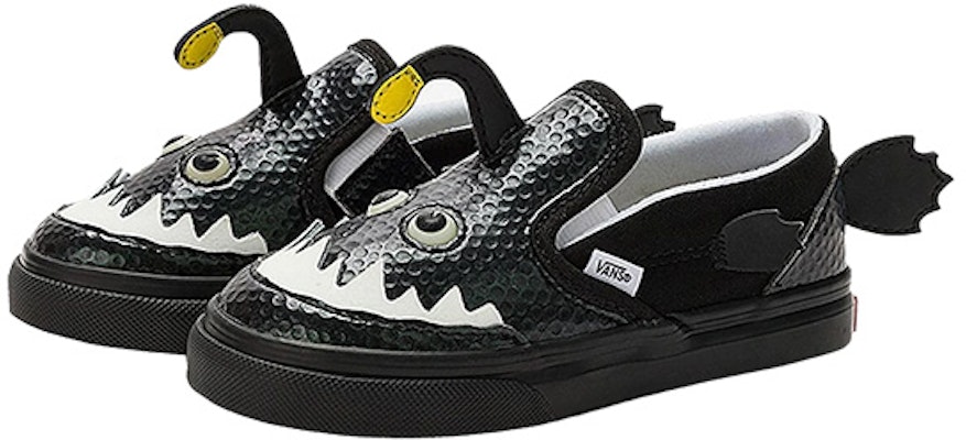 (Toddler) Vans Slip-On V 'Angler Fish' VN0005WM6BT Order (Toddler) Vans Slip-On V 'Angler Fish' VN0005WM6BT
