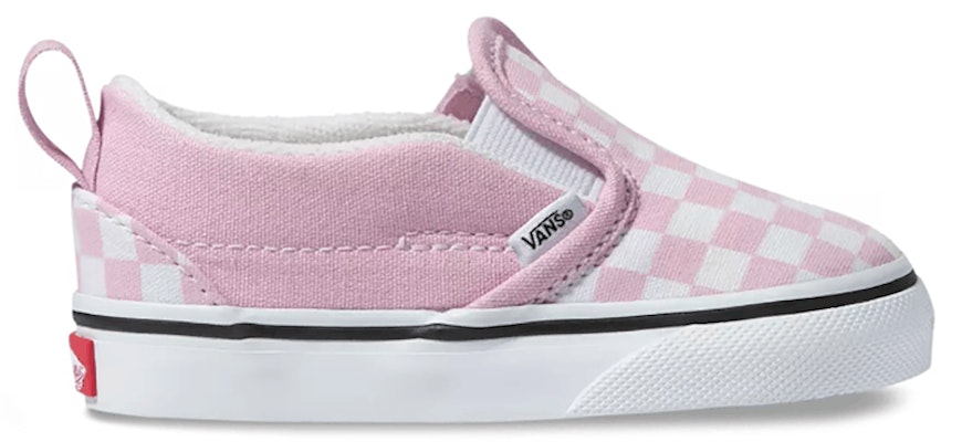 (Toddler) Vans Slip-On V 'Lilac Checkerboard' VN0A3488UY4 Buy (Toddler) Vans Slip-On V 'Lilac Checkerboard' VN0A3488UY4