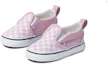 Lookbook 小童 Vans 免綁帶 V '淡紫色棋盤格' VN0A3488UY4