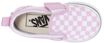 Shop 小童 Vans 免綁帶 V '淡紫色棋盤格' VN0A3488UY4