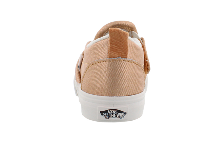 Lookbook (幼童) Vans 綁帶滑板鞋『金屬皮革 - 淡銅色』 VN0A3488U4W