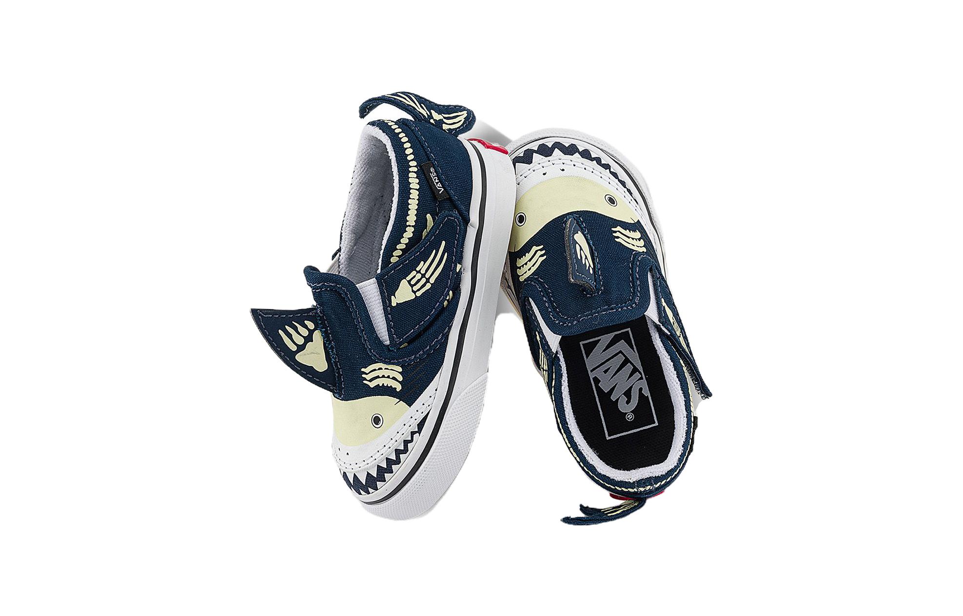 Lookbook （幼童）Vans 無帶 V '鯊魚夜光' VN0A7Q4ZBER