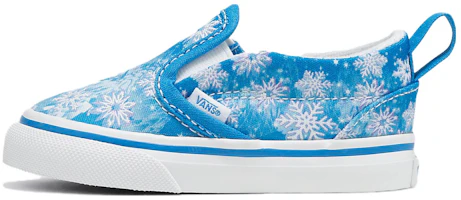 (Toddler) Vans Slip-On V 'Snowflakes - Winter Wonderland Blue' VN000UBSBES (Toddler) Vans Slip-On V 'Snowflakes - Winter Wonderland Blue' VN000UBSBES