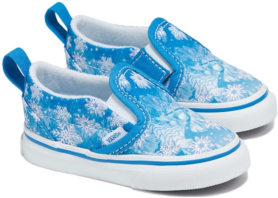 (Toddler) Vans Slip-On V 'Snowflakes - Winter Wonderland Blue' VN000UBSBES Lookbook (Toddler) Vans Slip-On V 'Snowflakes - Winter Wonderland Blue' VN000UBSBES