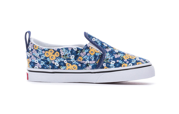 Order Vans Slip-On Zapatillas Bajas Skate Casual 'Azul Amarillo' VN000UBSAS2