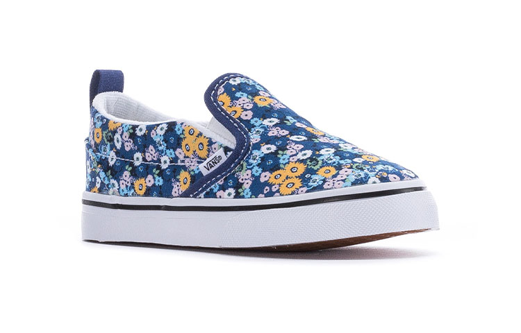 Lookbook Vans Slip-On Zapatillas Bajas Skate Casual 'Azul Amarillo' VN000UBSAS2