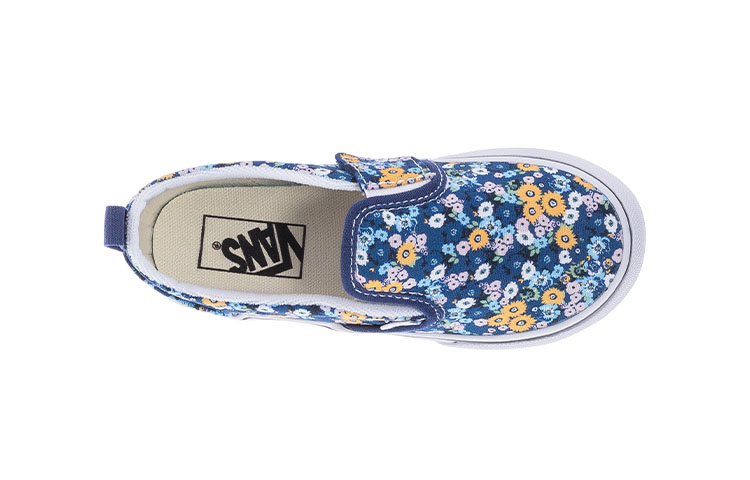 Shop Vans Slip-On Zapatillas Bajas Skate Casual 'Azul Amarillo' VN000UBSAS2