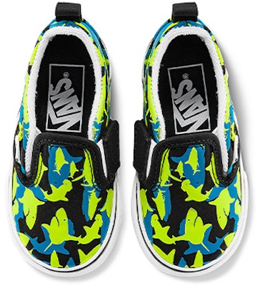 (Toddler) Vans Slip-On Low-Top Sneakers Blue/Green/Black VN000UBS7T7 Lookbook (Toddler) Vans Slip-On Low-Top Sneakers Blue/Green/Black VN000UBS7T7