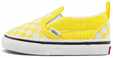 幼童 Vans Slip-On V 低幫休閒板鞋 黃白棋盤格 Buy 幼童 Vans Slip-On V 低幫休閒板鞋 黃白棋盤格