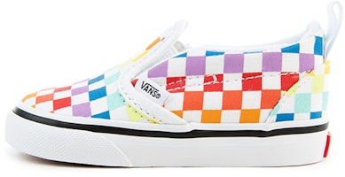 (Toddler) Vans Slip-On V 'MultiColor' VN0A3488U09 (Toddler) Vans Slip-On V 'MultiColor' VN0A3488U09