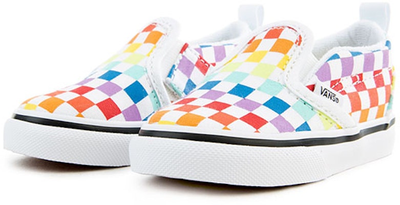 (Toddler) Vans Slip-On V 'MultiColor' VN0A3488U09 Lookbook (Toddler) Vans Slip-On V 'MultiColor' VN0A3488U09