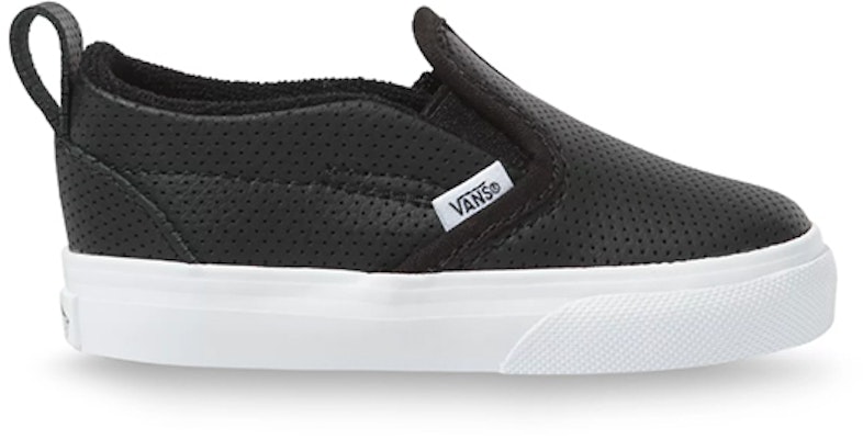 (Toddler) Vans Slip-On V 'Perforated - Black' VN0A34883CT Order (Toddler) Vans Slip-On V 'Perforated - Black' VN0A34883CT