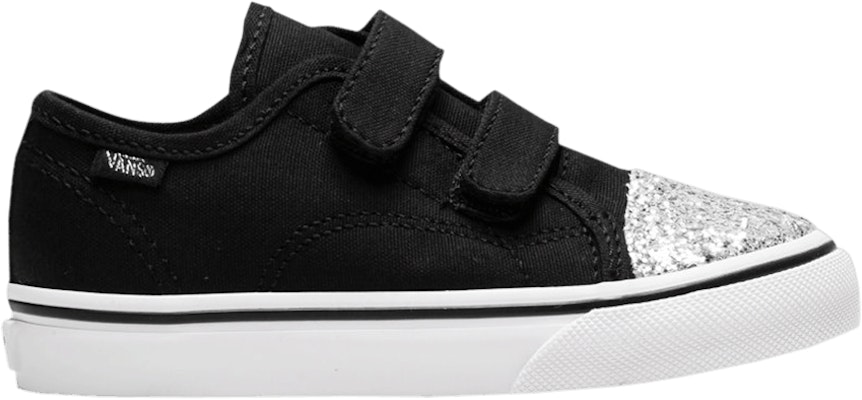 (Toddler) Vans Style 23 V 'Glitter Toe - Black' VN0A3JEVQ8F Buy (Toddler) Vans Style 23 V 'Glitter Toe - Black' VN0A3JEVQ8F