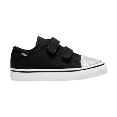 (TD) Vans Style 23 V 'Glitter Toe - Black'