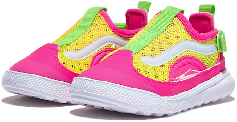 (Toddler) Vans Ultrarange Velcro Minimalistic Casual Yellow Pink Sandals VN0A4TZPWL8 Lookbook (Toddler) Vans Ultrarange Velcro Minimalistic Casual Yellow Pink Sandals VN0A4TZPWL8
