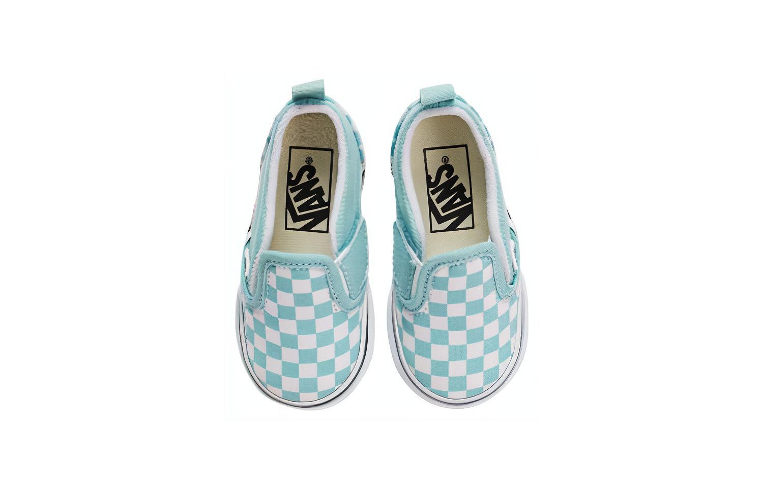 Shop (TD) Vans Vault OG Classic Slip-On LX ''Bleu Clair Blanc'' VN0A5EFKH7O
