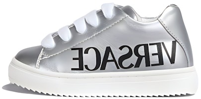 (Toddler) Versace Low Top Velcro Sneakers 'Silver' 1009234-1A08472_5E110 (Toddler) Versace Low Top Velcro Sneakers 'Silver' 1009234-1A08472_5E110