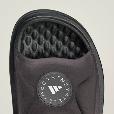 (Women) Stella McCartney x adidas Slide 'Triple Black' JS0265 1