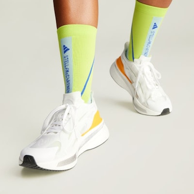 (Women) adidas by Stella McCartney Ultraboost 5 'Cloud White Eqt Yellow' IE8770 Lookbook (Women) adidas by Stella McCartney Ultraboost 5 'Cloud White Eqt Yellow' IE8770