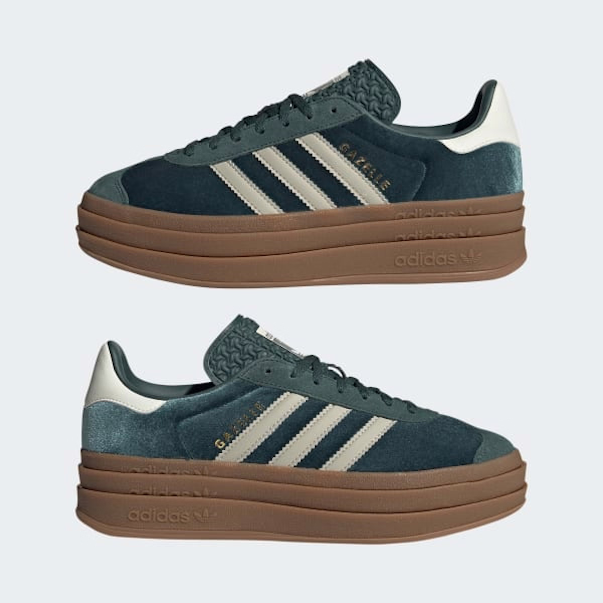 (Women) adidas Gazelle Bold 'Mineral Green Velvet'